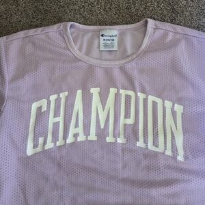 Champion Light Pink Mesh Tee